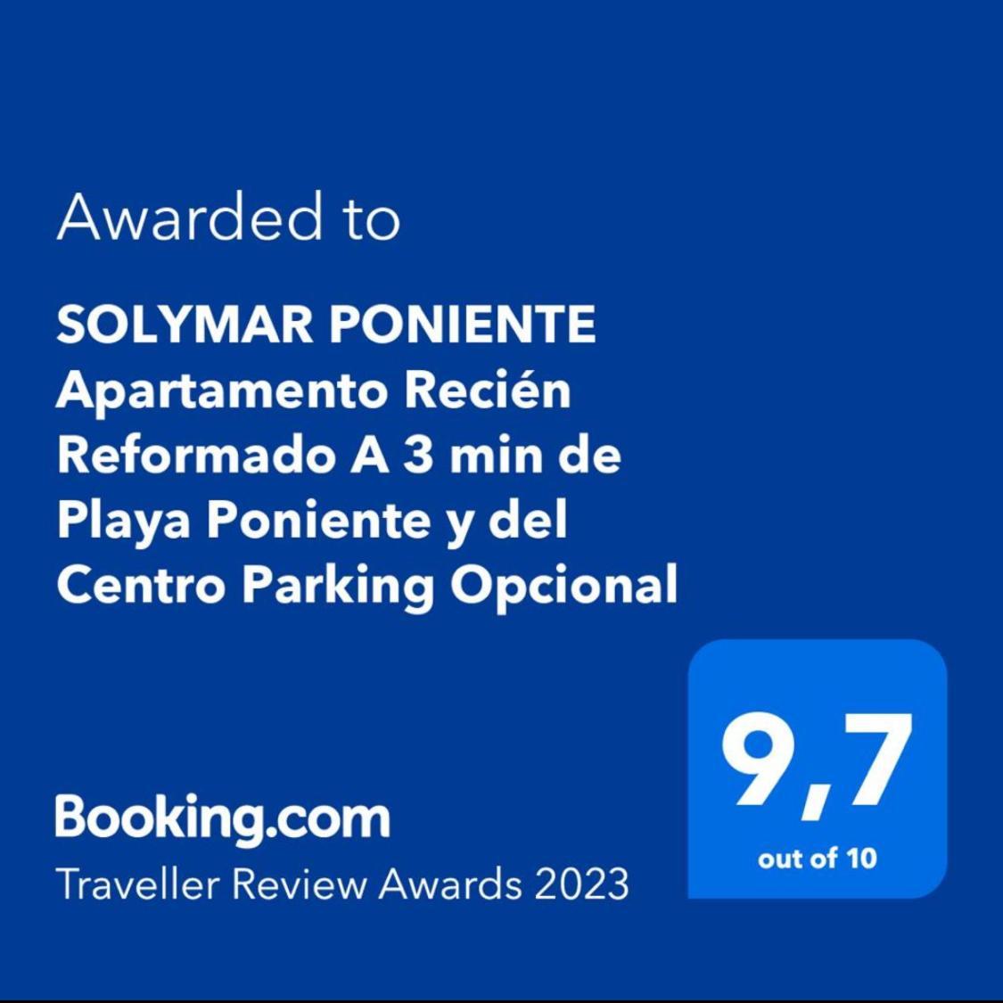 Solymar Poniente Apartamento Recien Reformado A 3 Min De Playa Poniente Y Del Centro Parking Opcional Benidorm Exterior foto